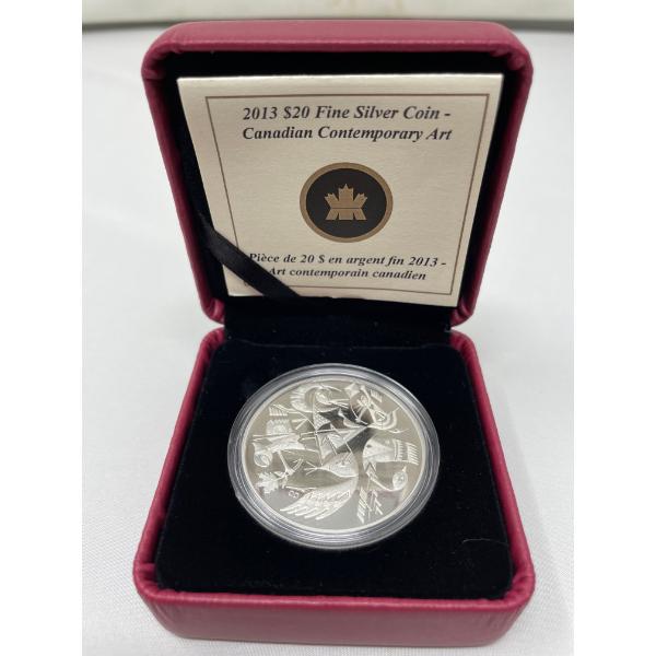 2013 .9999 Silver 1 Oz Canadian Contemporary Art Coin 