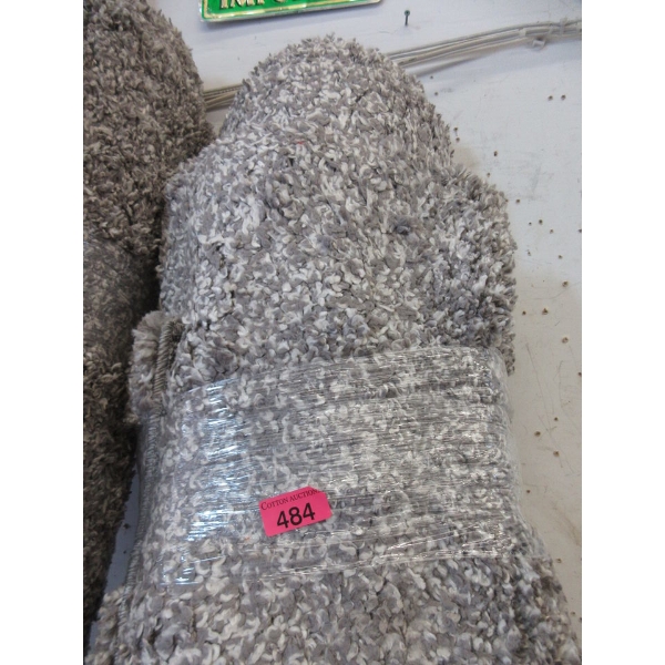 8' x 10' Grey Speckled Shag Area Carpet