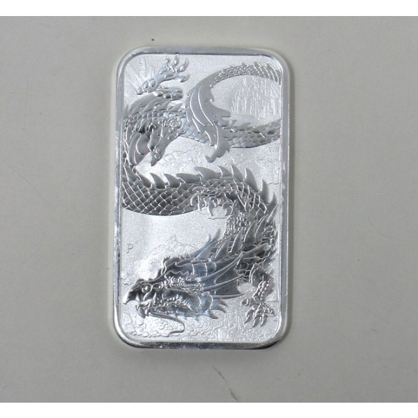 1 Oz .9999 Silver 2023 Year of the Dragon Legal Tender Coin 
