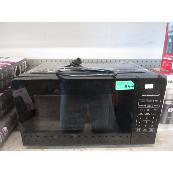Black Hamilton Beach Compact 1100 W Microwave