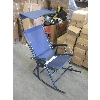 Image 1 : New Blue Foldable Outdoor Rocker with Sun Canopy