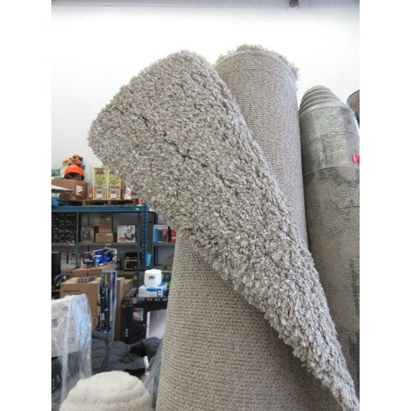 8' x 10' Light Brown Shag Area Carpet
