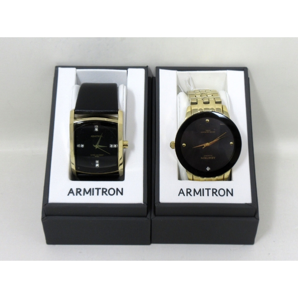 2 New Mans Armitron Watches 