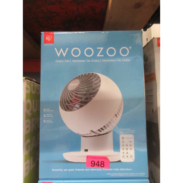 Woozoo Desktop Globe Fan with Remote