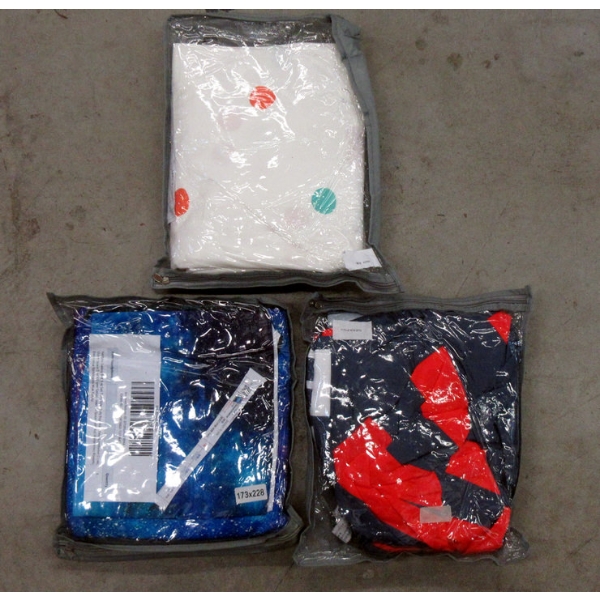 3 Assorted Twin Size Duvet Cover Sets