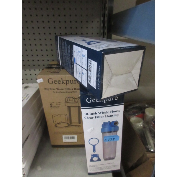 3 Geekpure Water Filter Housings