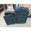 Image 1 : 2 Piece Set of Green Delsey Spinner Luggage