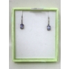 Image 2 : New 1 CTW Tanzanite Earrings Set in Sterling Silver