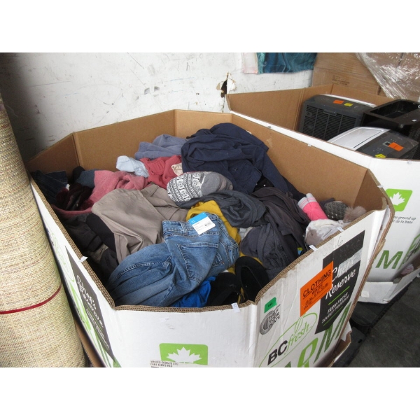 Skid of Overstock & Customer Return Clothing - As Is