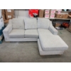 Image 1 : Fabric Upholstered Sofa with Chaise End