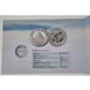 Image 11 : 1 Gram .999 Platinum 40th Anniversary Panda Coin 