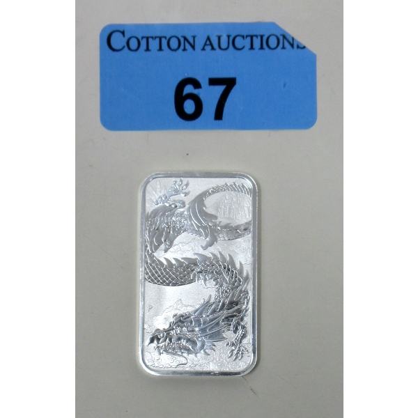1 Oz .9999 Silver 2023 Legal Tender Dragon Coin  