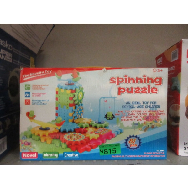 4 Spinning Puzzle 84 Piece Toys