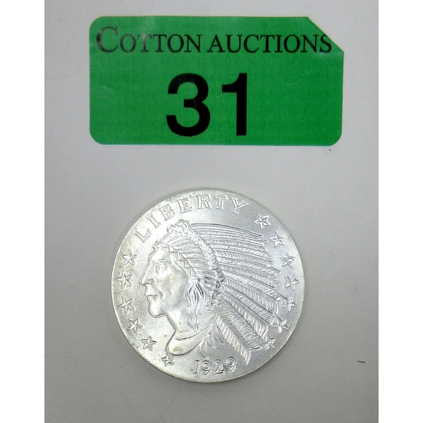 1 Oz .999 Silver Golden State Mint Round 