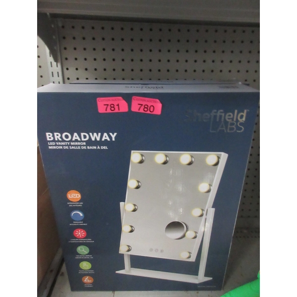 Broadway Tilting LED Vanity Mirror