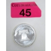 Image 1 : Vintage 1 Oz .999+ Silver Liberty Bell 1984 Round 