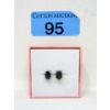 Image 2 : New Sapphire Sterling Silver Earrings 