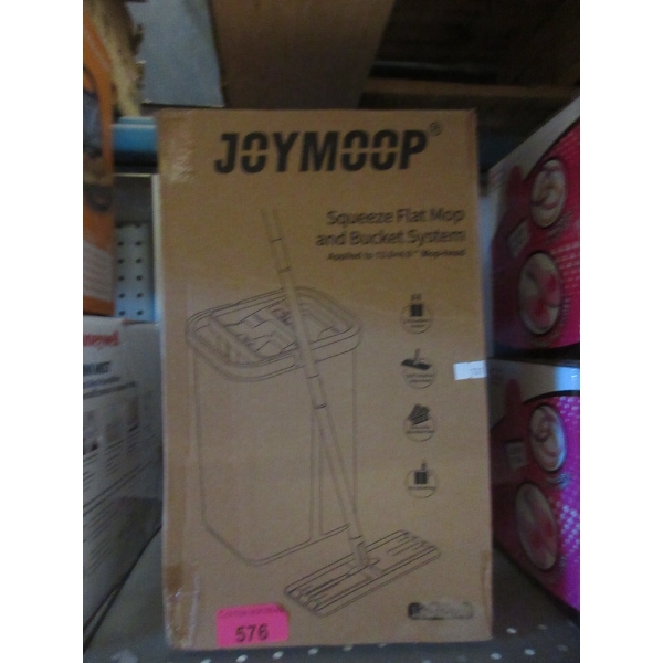 JOYMOOP Squeeze Flat Mop & Bucket 