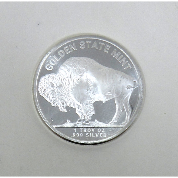1 Oz Indigenous/Buffalo .999 Silver