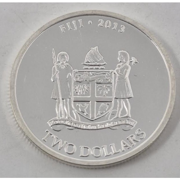 1 Oz .999 Silver 2013 Fiji Taku Coin 