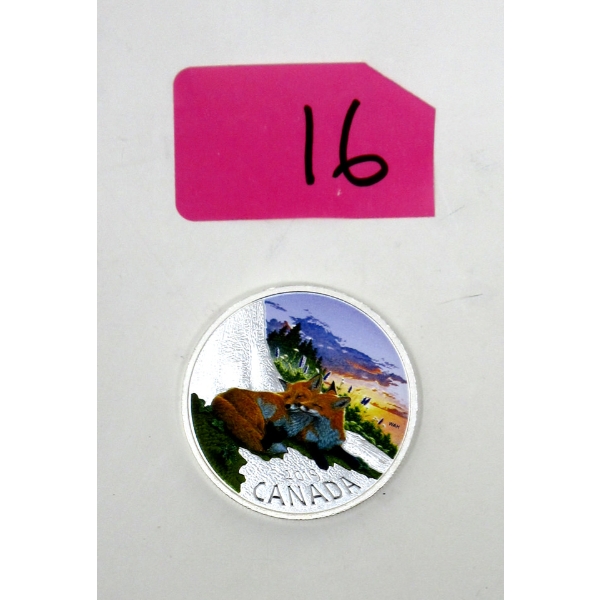 1 Oz .999 Silver 2019 Canada Fauna Fox Coin 