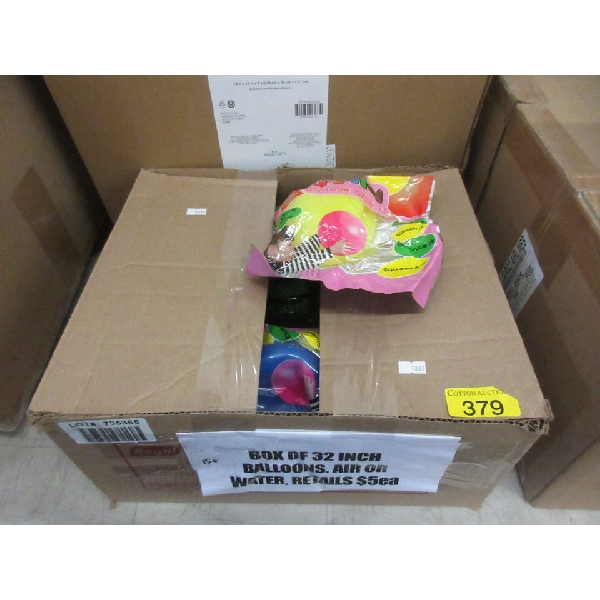 Box of New 32" Balloons for Air or Water