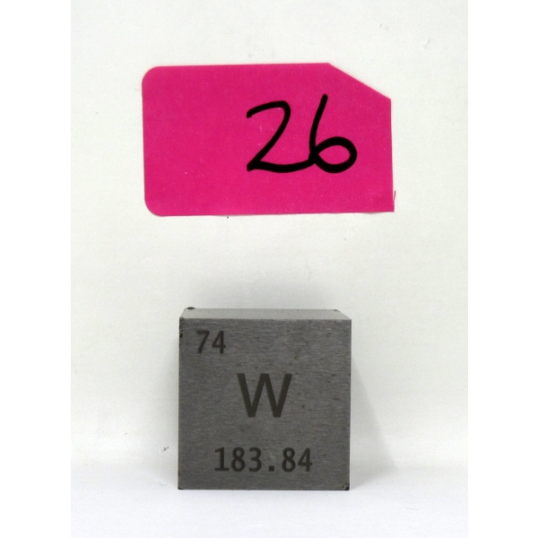 11+ Oz .9995 Fine Tungsten Cube 