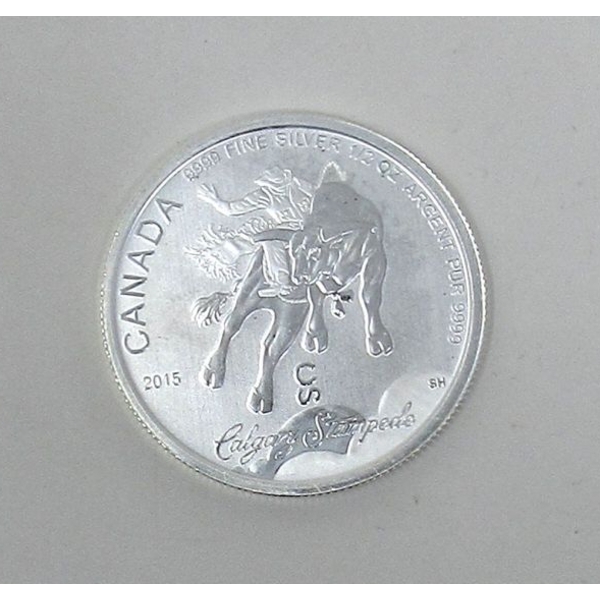 1/2 Oz .9999 Silver 2018 Calgary Stampede Coin 