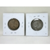 Image 3 : 6 Vintage Canadian 80% Silver 25¢ and 50¢ Coins