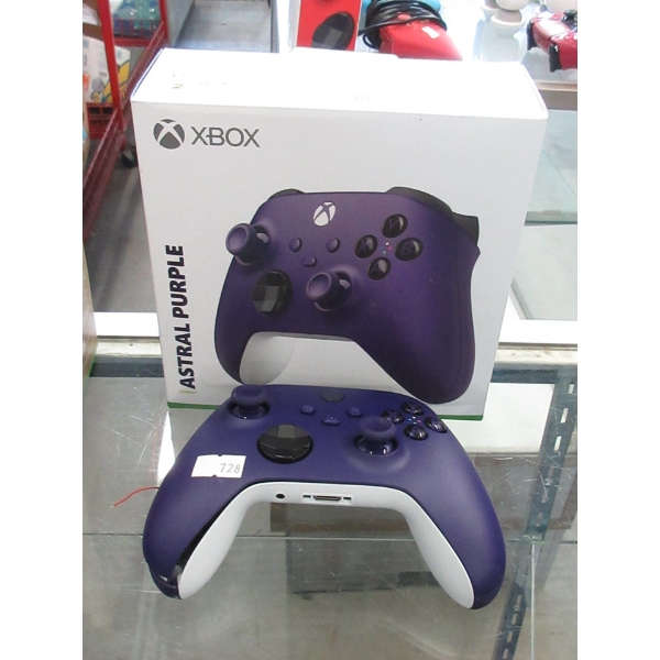 2 Xbox Astral Purple Wireless Controllers
