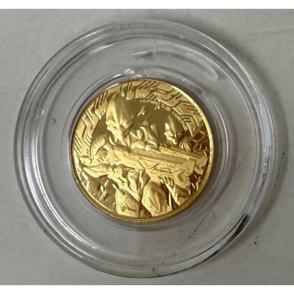 1/10 Oz .9999 Fine Gold 2024 War is Here Samoa Coin