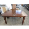Image 1 : Wood Dining Table with Pop-Up Leaf