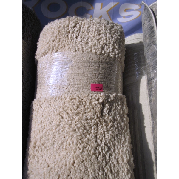 8' x 10' Ivory Shag Area Carpet