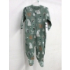 Image 2 : 12 New Footed Cotton Baby Sleepers - Zippered