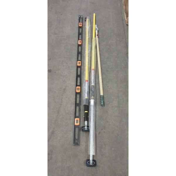 6' Level & 3 Metal Extension Poles