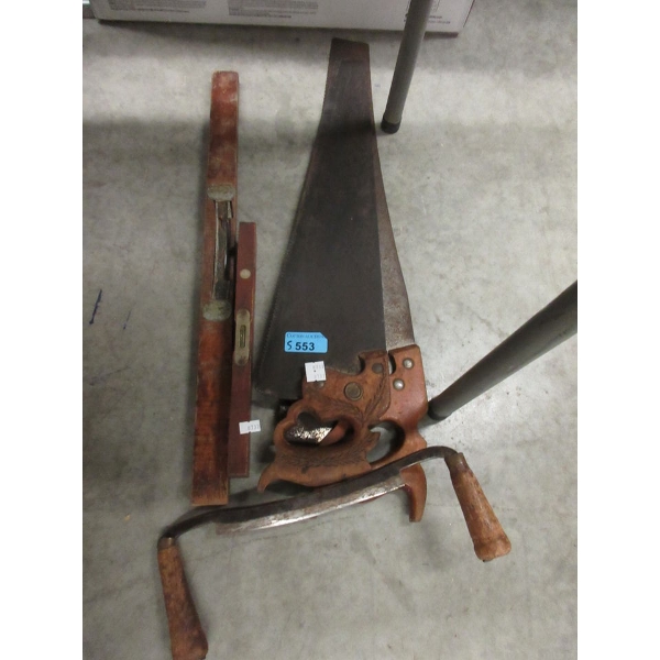 5 Piece Lot of Vintage Hand Tools