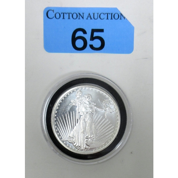 1 Oz .999 Silver St. Gaudens Round 