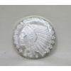 Image 2 : 1 Oz .999 Silver Golden State Mint Eagle Round 