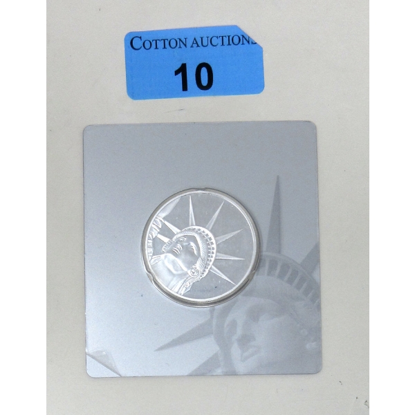 1.5 Oz .999 Silver Certified PAMP Suisse 2017 Liberty Coin 