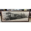 Image 1 : Huge Framed Train Print from Vintage Photograph 