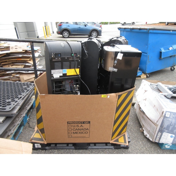 Skid of Assorted Water Coolers 