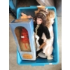 Image 4 : Cupping Set & 2 Totes of Dolls and Figurines