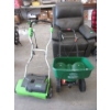 Image 1 : Scott's Seed Spreader & Greenworks Dethatcher 