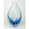 Image 1 : Mid-Century Blue Art Glass Centerpiece 