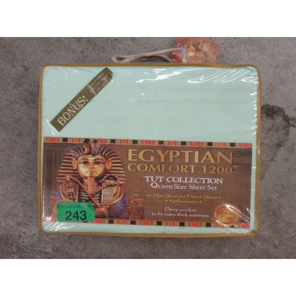 New Queen Egyptian Classic 6 Pc. Sheet Set - Green