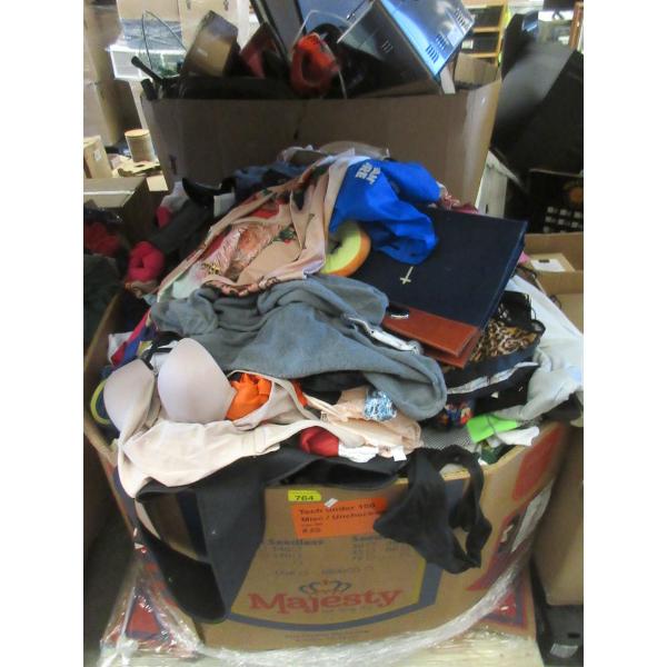 Skid of Clothing and Soft Household Goods