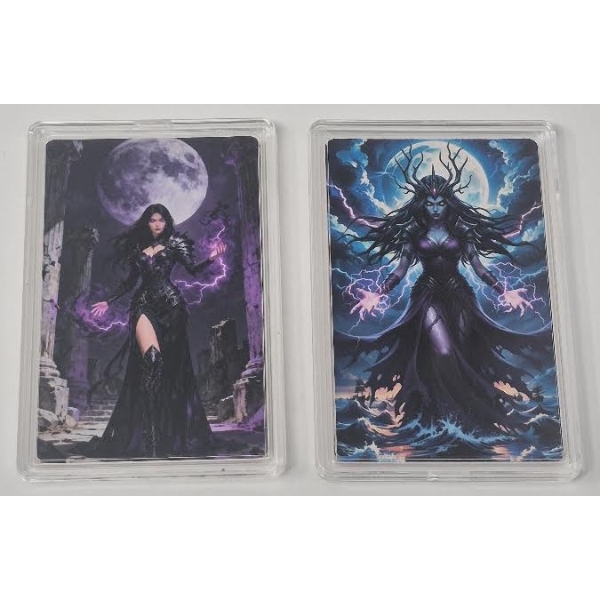 2 x 1 Oz .999 Copper Vixens Series Art Bars