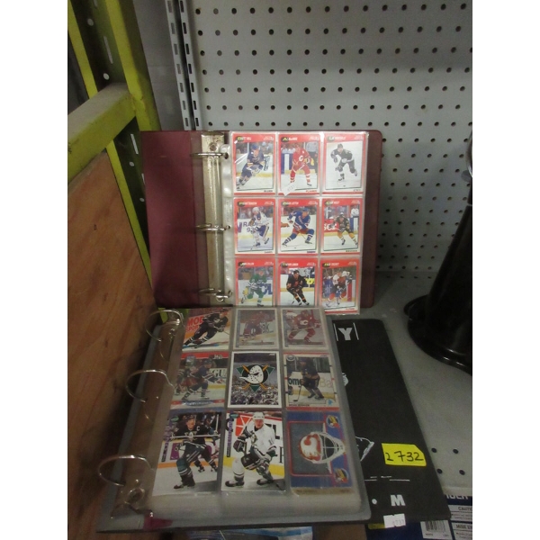 2 Binders of 1990s Score Hockey Trading Cards