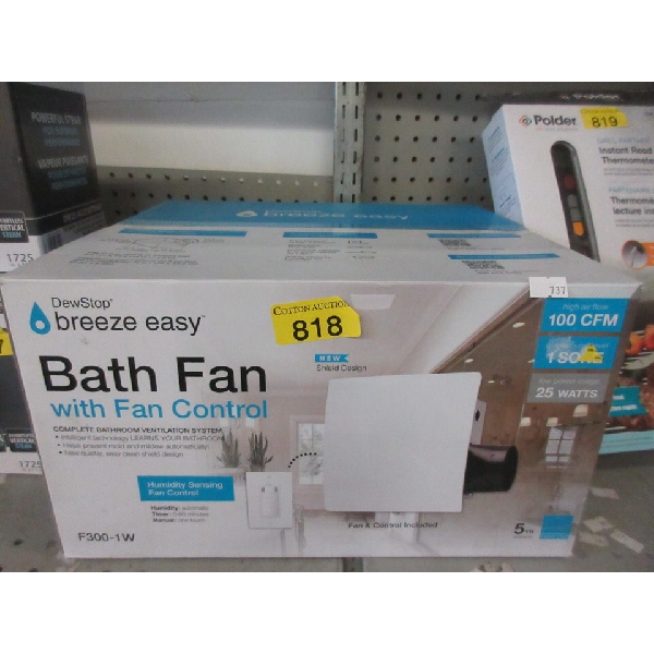 DewStop Breeze Easy Bath Fan with Control