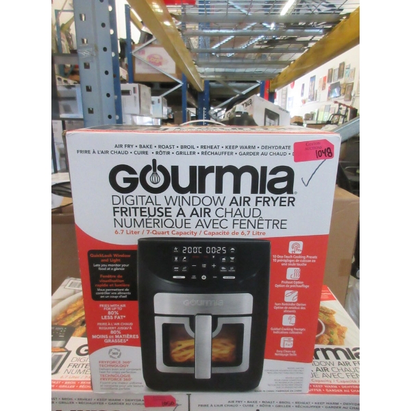 Gourmia Digital Window Air Fryer - Tested Working